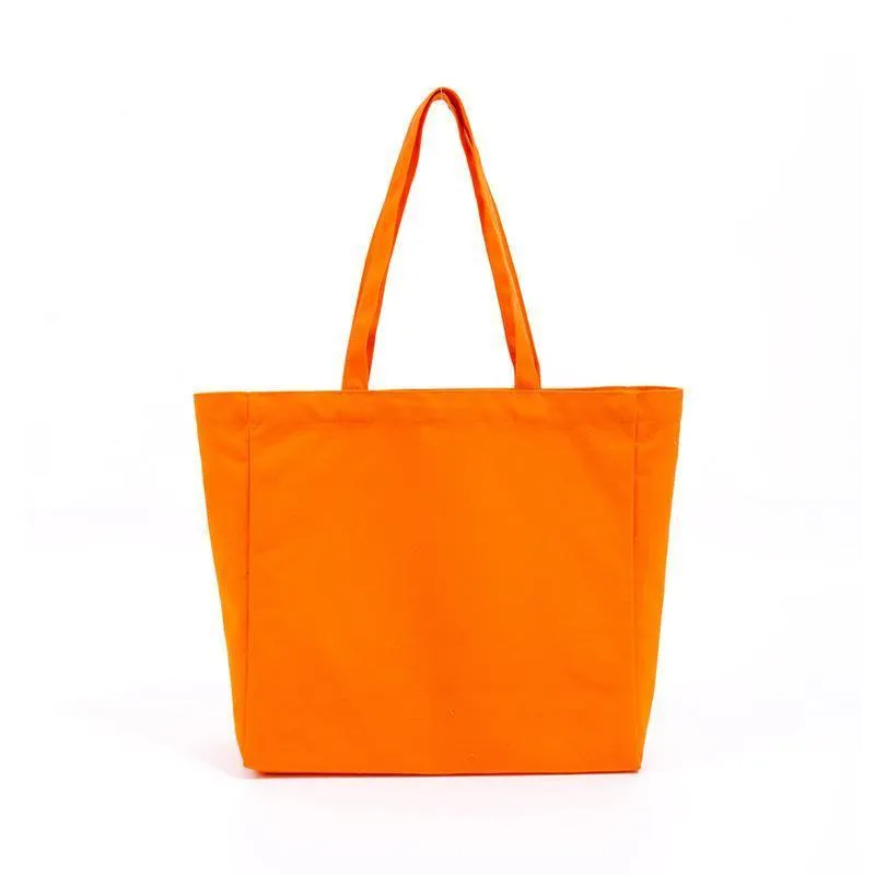 17 couleurs grand blanc toile sacs à provisions Eco réutilisable pliable sac à bandoulière sac à main fourre-tout coton sac fourre-tout FY3832 0809