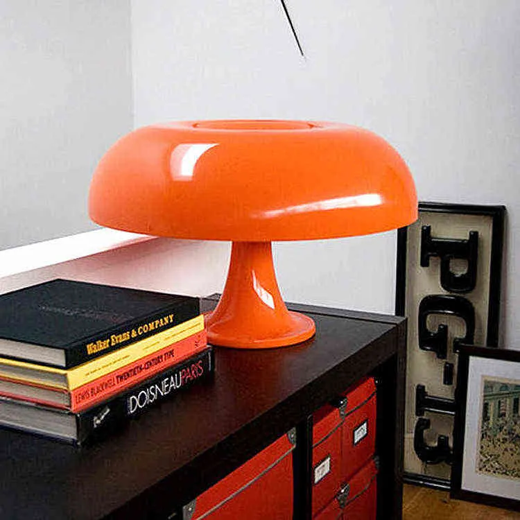 Lampe de table champignon moderne nordique appliquée à la lampe de chevet chambre décoration de bureau lecture lampe de bureau H220423