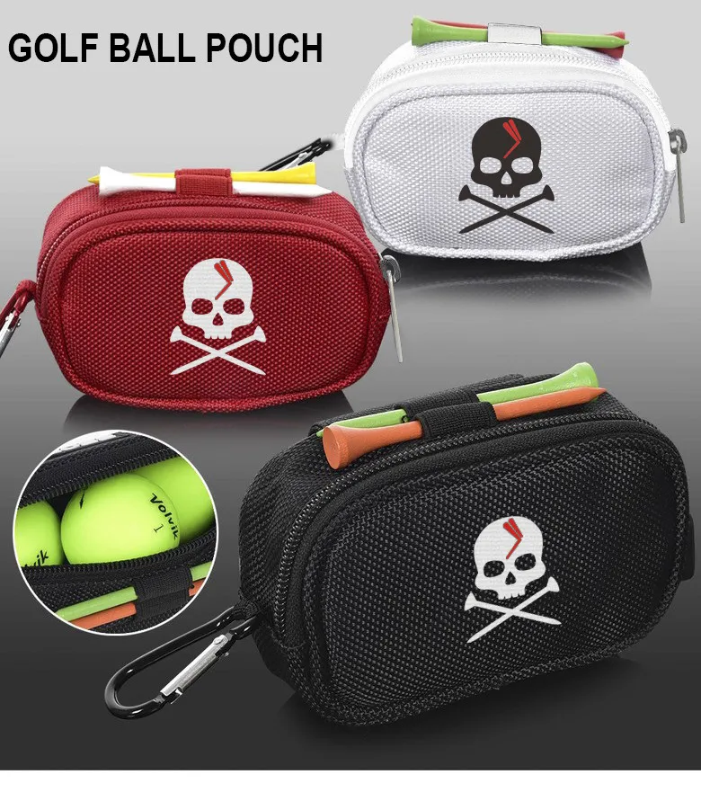 Новая сумка для гольф -рука портативный аксессуарный хранение мини -мяч маленький мяч и сумка для держателя футболки