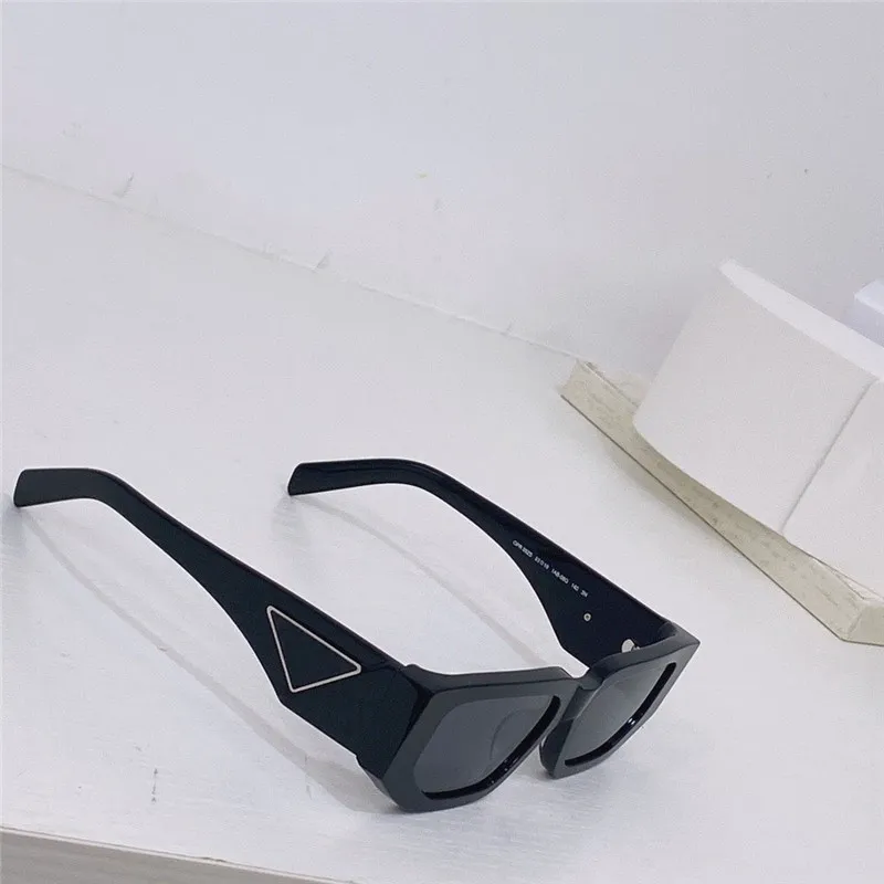 Солнцезащитные очки нового модного дизайна 09ZS с квадратной пластинчатой оправой, популярный и простой стиль, крутой темный стиль, универсальная уличная защита uv400 309S