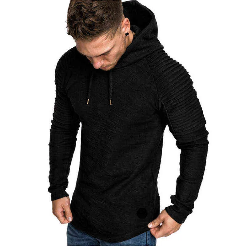 New Hoodies Men Men Solid Slim Fit Pullovers moletom moletons moleto