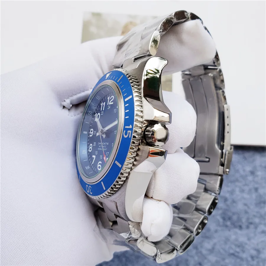 Brand Men Wrist Watches Luxo Hight Qualidade Automática Mecânica Aço Inoxidável Banda À Prova D 'Água AAA Clock BR106