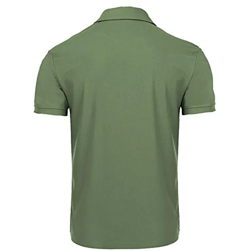 ZITY Polo para hombre Camisa de manga corta Deportes Golf Tenis Camiseta Hombres Tee Marca de alta calidad Polos Táctico Militar Solapa T Shirt 220706