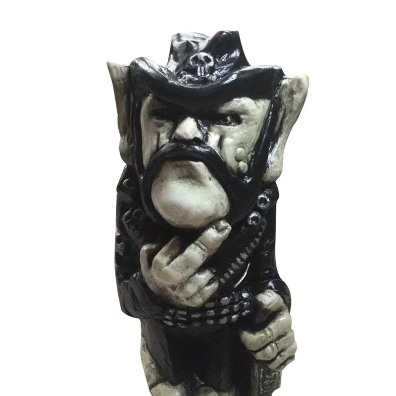 Lemmy Rock Icon Sculpture Sculpture the Lemprechaun Resin تمثال ساحة Lawn Ornamnet في الهواء الطلق ديكور الحديقة 220711