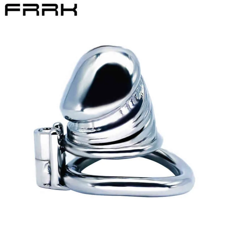 NXY Chastity Device Frrk 106 New Circular Arc Ring Screw Portable Male Penis Lock Prodotti adulti divertenti 0416