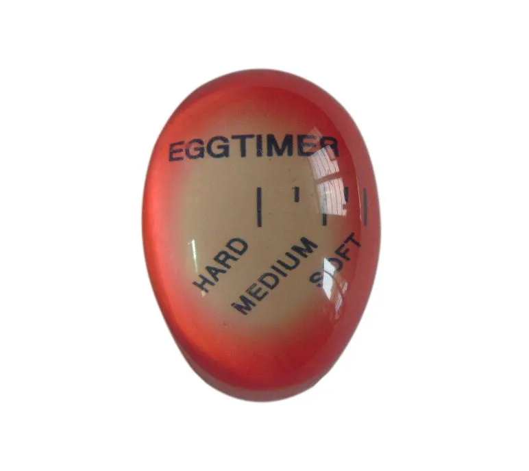 Cambiamento del timer uova materiale in resina uova bollette perfette da utensili da timer rossi ad uovo cucina a temperatura