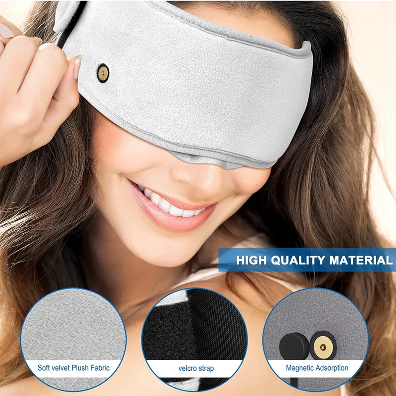 Graphene Far Infrared Heated Eye Mask For Sleeping Heating Therapy Eyepatch For Dry Eye Dark Circles Get Rid of Stye Eye Maaager 220514