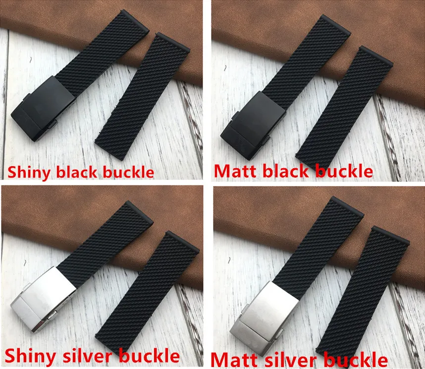 Neues Armband Silikonkautschuk-Uhrenarmband für Breitling-Armband für Avenger Super Ocean Gummiarmband Sport 24 mm Werkzeuglogos178g