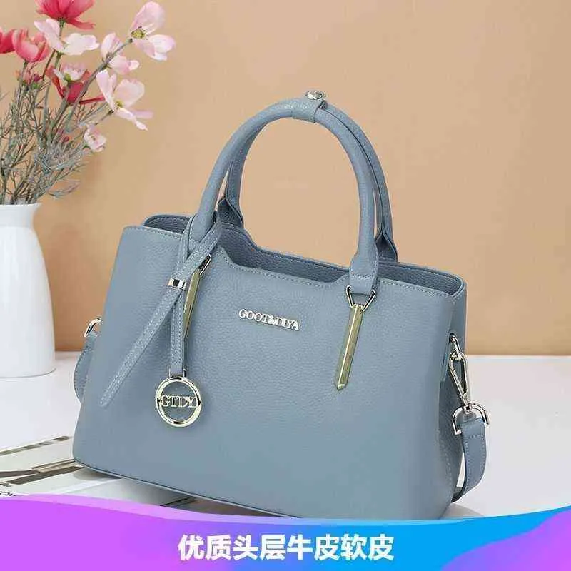 Factory Online Export Designer Bags Tote Leather Women's 2022 New Messenger High Sense Large Capacity Handbag