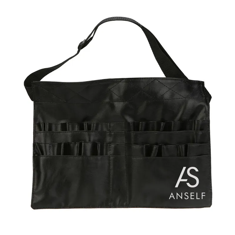 Makeup Brushes Holder PVC Apron Bag Artist Belt Strap Tools for Up Professional Bags 220722