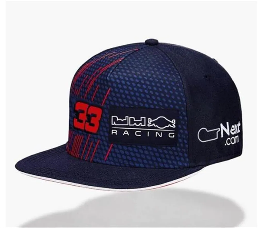 New F1 Verstappen hat Formula 1 car brand hat men and women outdoor leisure sports cap racing team flat brim cap baseball cap 20222539962