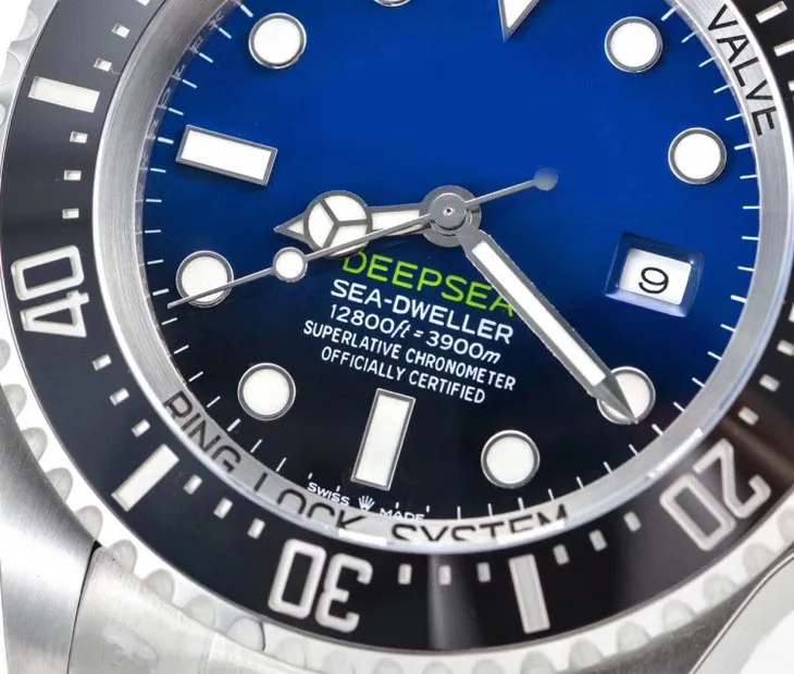 Designer horloge BK Factory V3 Deep SEA-Dweller SA3235 automatisch herenhorloge zwarte keramische bezel D-blauwe wijzerplaat 904L Steet-editie nieuwe 1291T