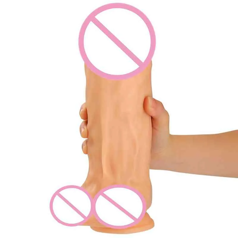 Nxy Dildos Large Simulation Penis Lesbian Masturbation Thick Backyard Anal Plug Massage Stick 0316