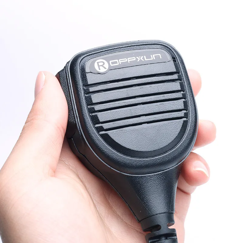 Goccia 2 Pin Microfono altoparlante remoto Motorola Walkie Talkie GP68 GP88 GP88S GP300 CP150 Radio PMMN4013 220812gx