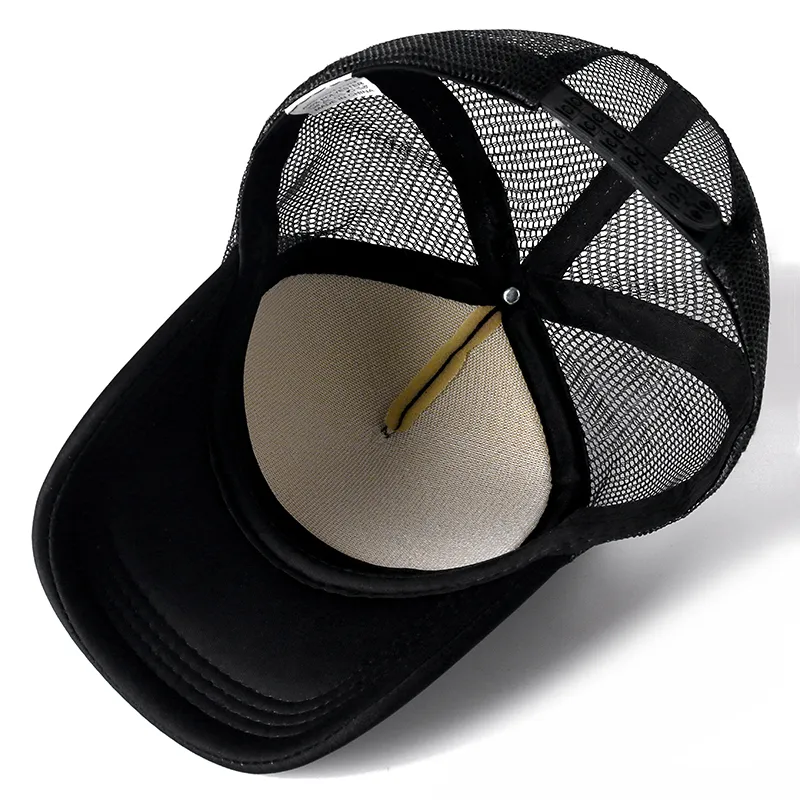 UNISEX CAP Casual Plain Mesh Wapel Regulowane czapki dla kobiet mężczyzn Hip Hop Trucker Cap Cap Hat CX220322