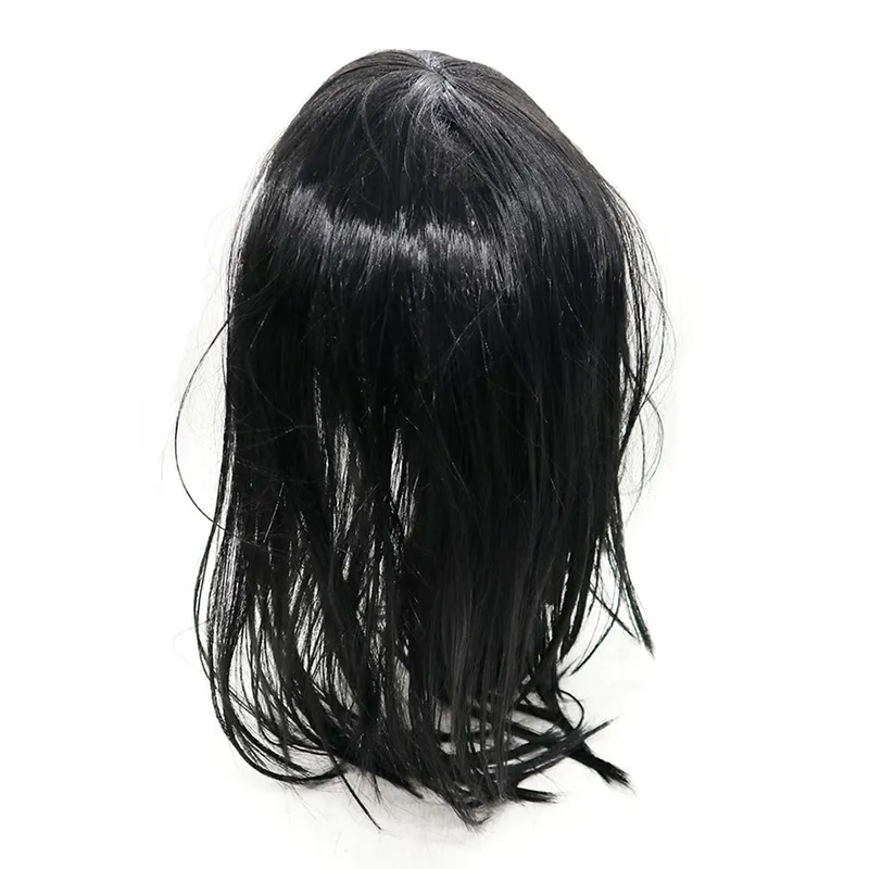 Masque Momo tête complète en Latex, jeu de piratage effrayant, grand œil avec longues perruques 2207057735754
