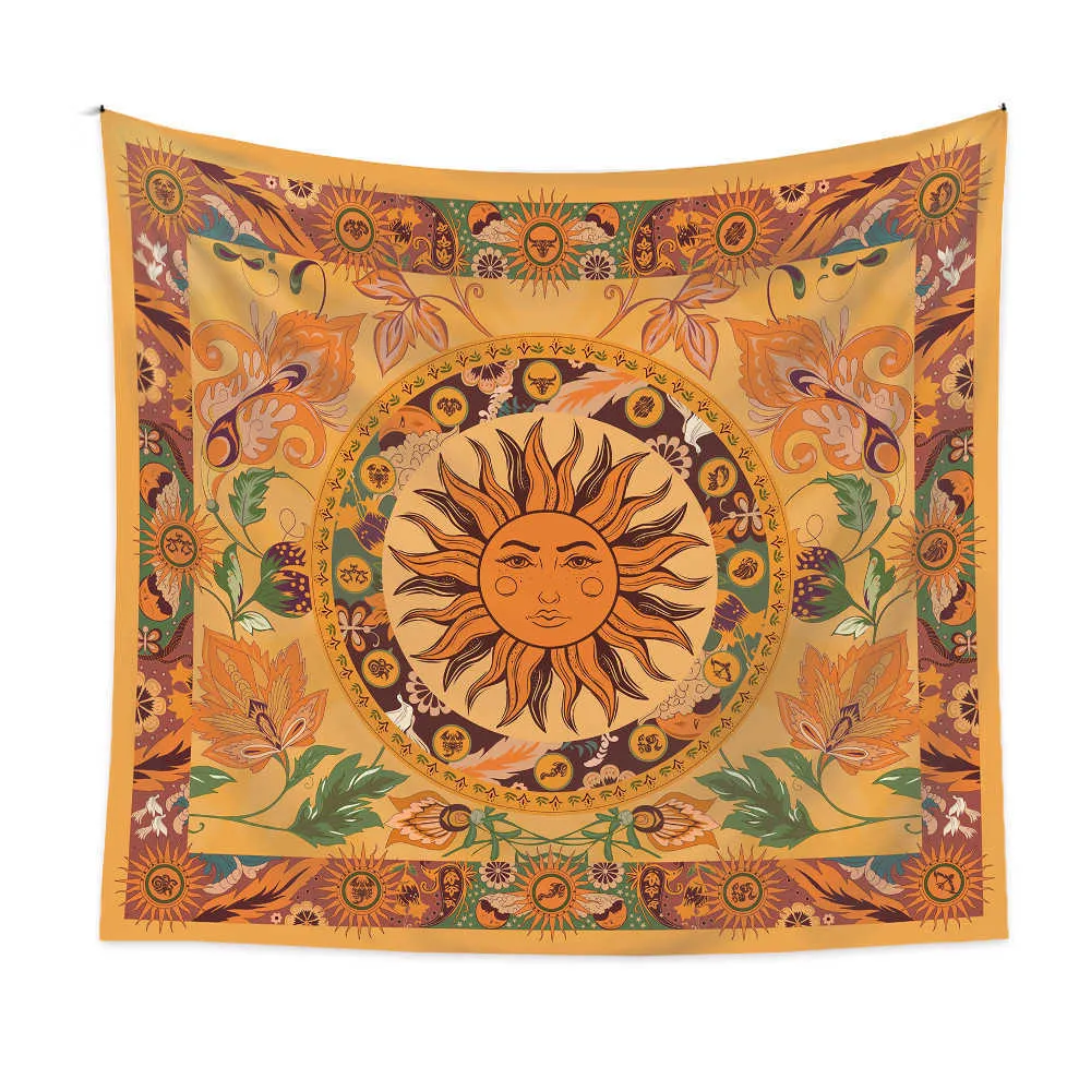Tapestry Bohemian Ins Psychedeliczny tło tło dekoracyjny wiszący 3D druk salon 100% poliestru
