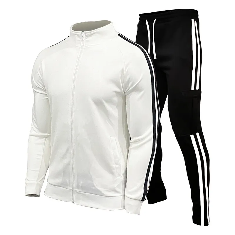 Männer Sets Zwei Stück Set Trainingsanzug Casual Zipper Jacke + Hosen Harajuku Sport Anzüge Frühling und Herbst Trainingsanzug Marke sportswear 220402