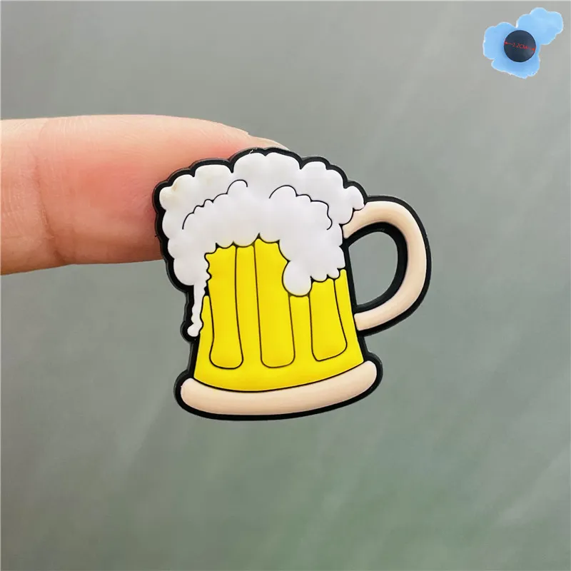 Kinds Of Type Beer Red Wine Bottle Shoe Decoration Shoe Accessories Croc Charms for Bracelets Backpack Jibz Kid Xmas Gifts 220713