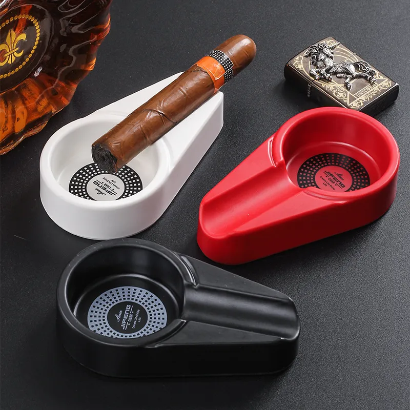 Melamine Cigar Ashtray Creative Personality Simple Portable Hushåll Plastiska melaminröksläckare