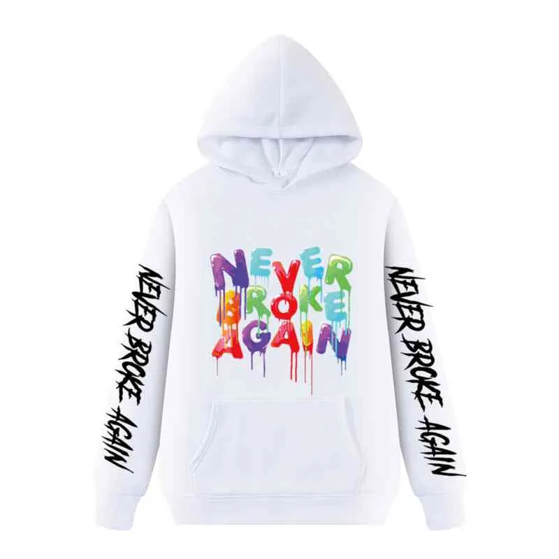 2022 New Hoodie Rap Youngboy Never Broke Again Men's Printed Men Women Fashion Brand Street Hip Hop Sweatshirts