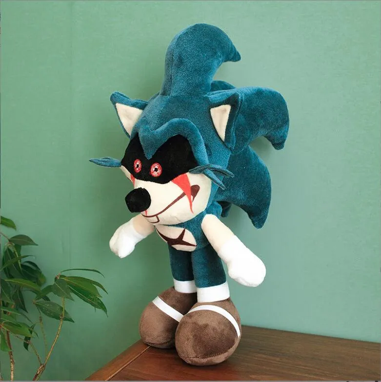 Super Hedgehog Sonic Sonic Plush Tok Ink Green Style Friend Plush com PP Cotton cheio de boneca Presente de aniversário