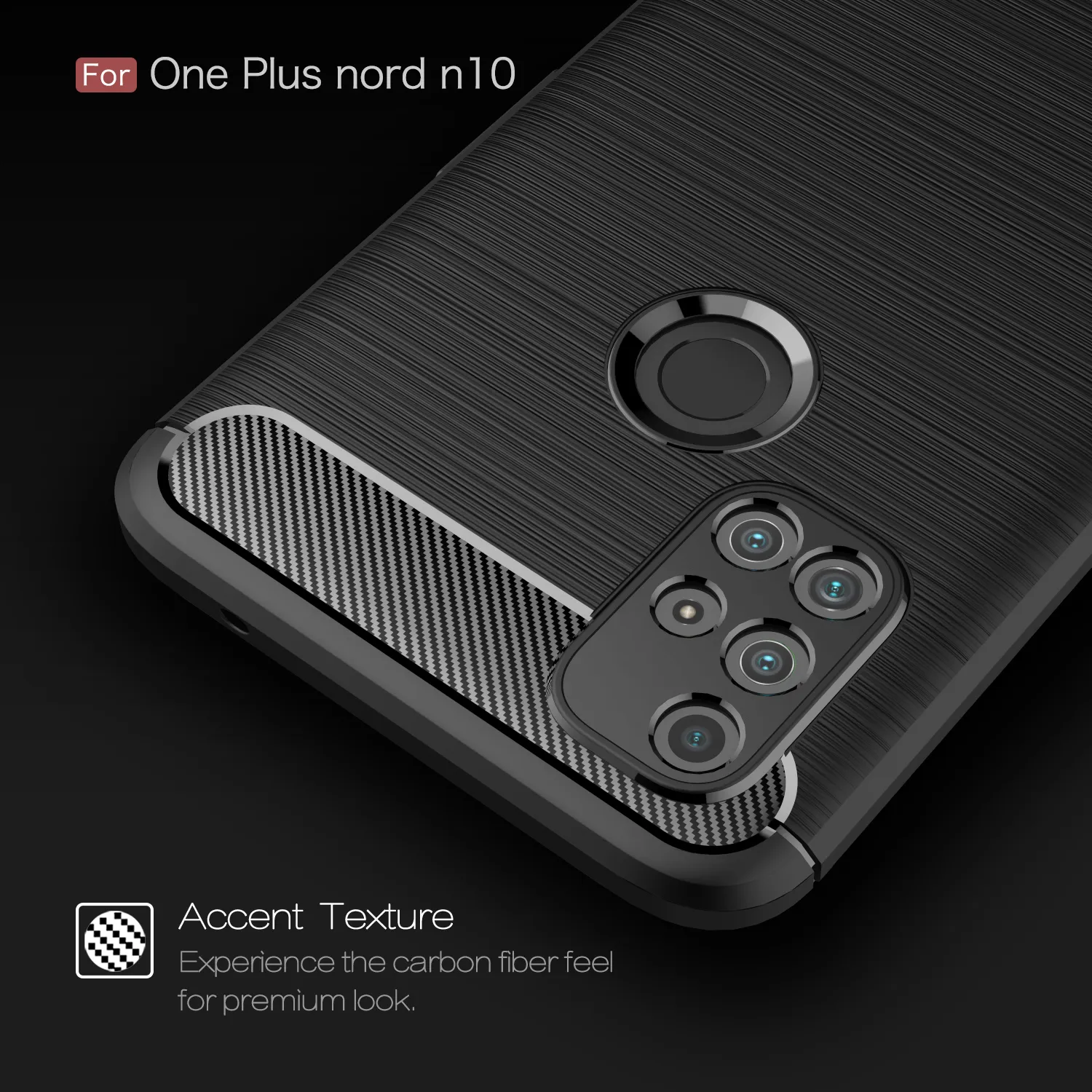 Cases For Oneplus Nord N100 Case Soft TPU Shockproof Bumper Phone Case for One Plus Nord N10 Carbon Fiber Back Cover Coque Fundas