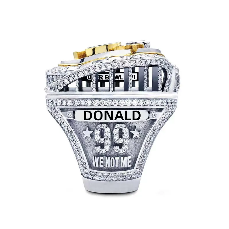 Anello con nome da 9 giocatori di alta qualità STAFFORD KUPP DONALD 2021 2022 World Series National Football Rams Team Championship Ring con Wo272K