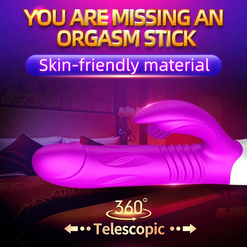 Dildo Vibrator Automatic Sucking Telescopic Swelling Vibrating Dildos Real Female Masturbation Vibrators sexy Toys For Women
