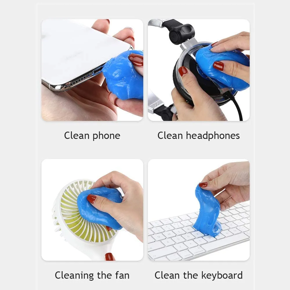 Gel detergente dettagli auto Detergente Magic Dust Remover Gel Auto Air Vent Interno Home Office Tastiera del computer Strumento pulito3306750