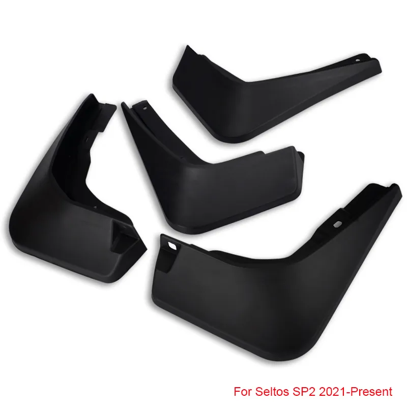 Estilo de carro ABS Flap de lama Splash Guard Mudguard Perfector Externo para Kia Seltos SP2 2021-Acessórios Automóveis