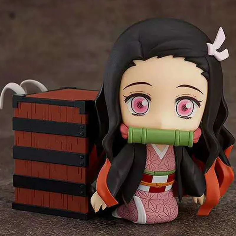 Kimetsu no Yaiba Nezuko Action Figure 1194 Model Toy Anime Demon Slayer Nezuko Figurine Cute Toys 100mm 220520