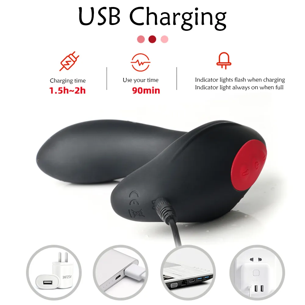 Uppblåsbar analplugg Wireless Remote Control Pump Prostate Massage Vibrator Expansion vibrerande sexiga leksaker för män kvinna