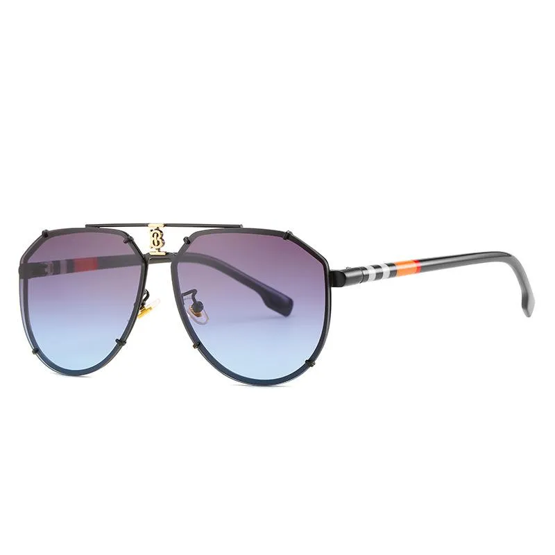 Zonnebrillen Europese en Amerikaanse retromode Frameloze heren Toad Trend zonnescherm MirrorSunglasses311L