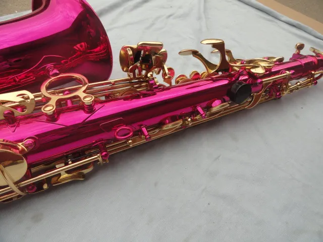 Europejski produkt wysokiej jakości saksofonu Eb alt w proszku farba złota Elmed E Muzyczne instrument saksofonu altowego saksofonu