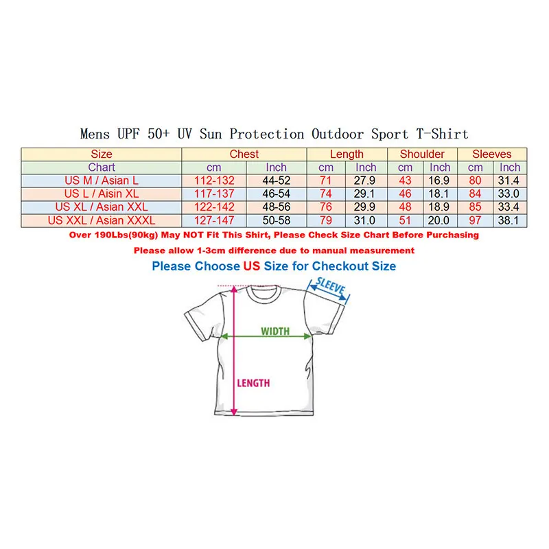 남성용 티셔츠 Jeansian Men 's UPF 50 UV Sun Protection 야외 긴 소매 티 셔츠 Tshirt 티셔츠 해변 여름 LA245 화이트 220926