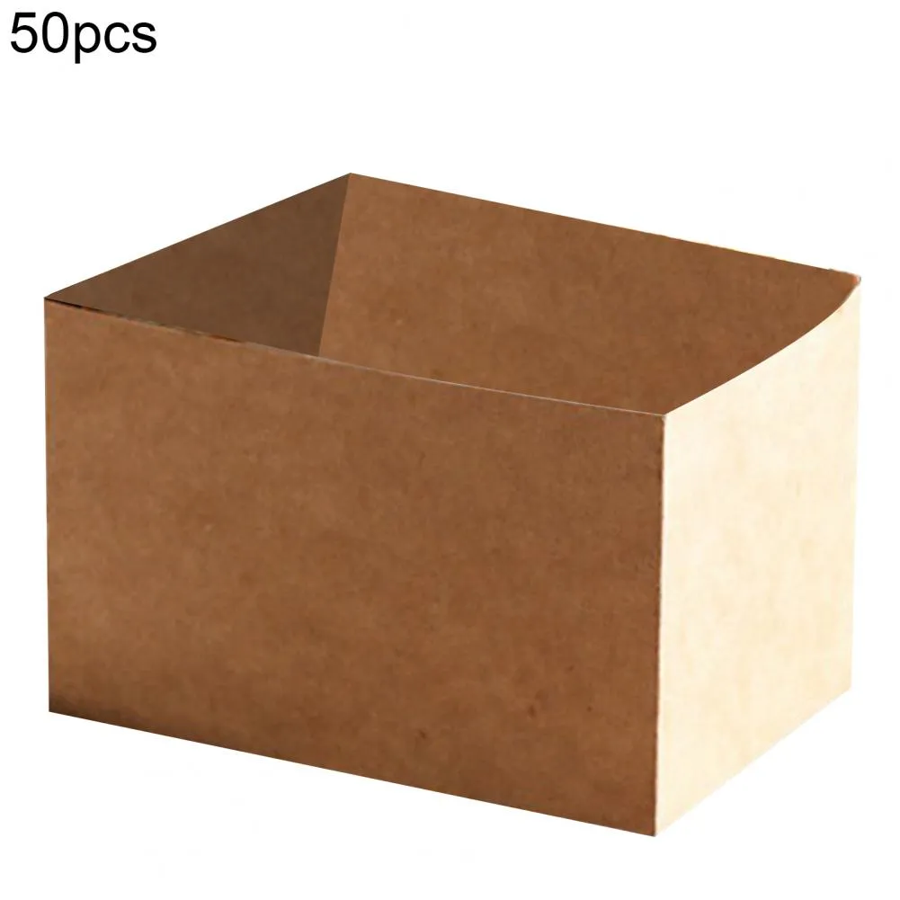 50 -stks duurzaam toast houd broodlade compact eenvoudig carry verpakking doos snoep sandwich afhalen container