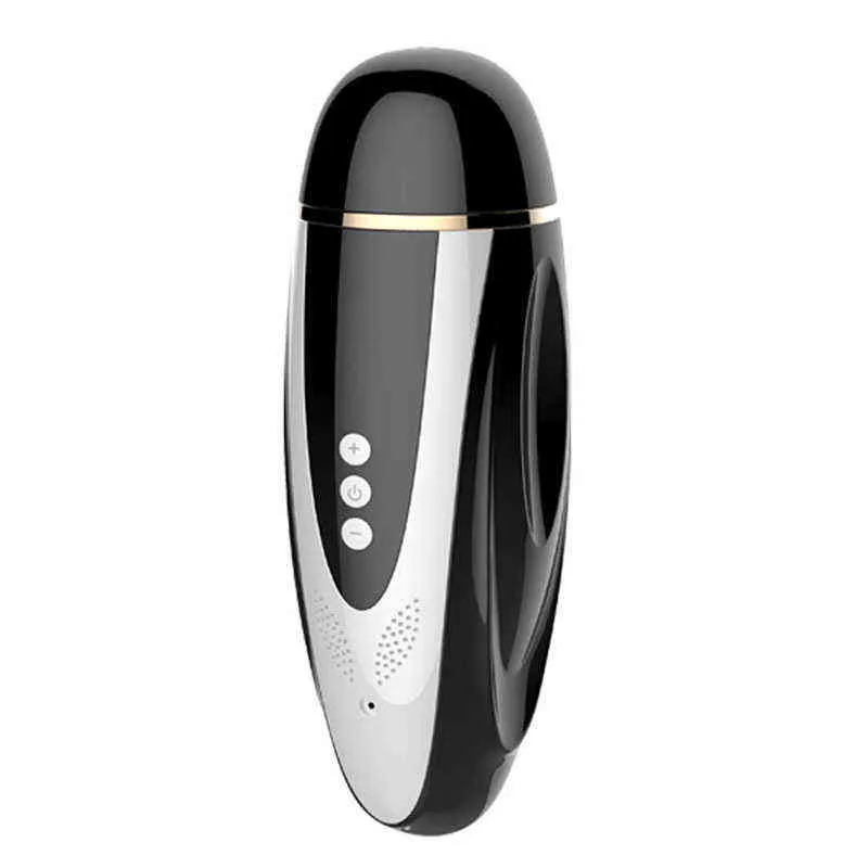 NXY Mastürbators Elektrikli Uçak Kupası Eller Ücretsiz Emme Erkekler Silinık USB Şarj Mastürbasyon Yetişkin Ürünleri 220517