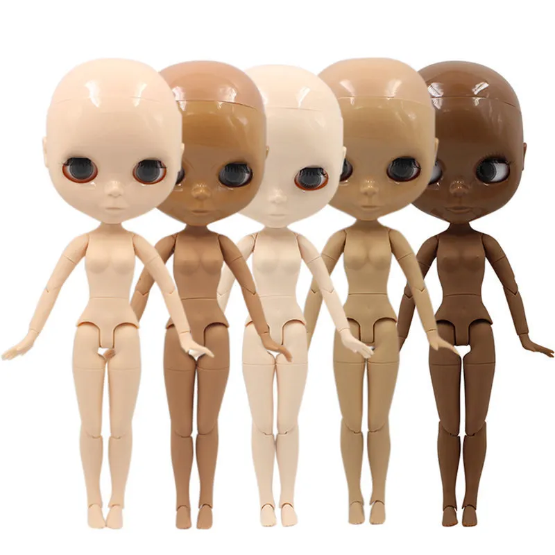 DBS Blyth bambola corpo articolare giocattolo bjd senza trucco viso lucido bambola personalizzata fai da te anime ragazze 220707