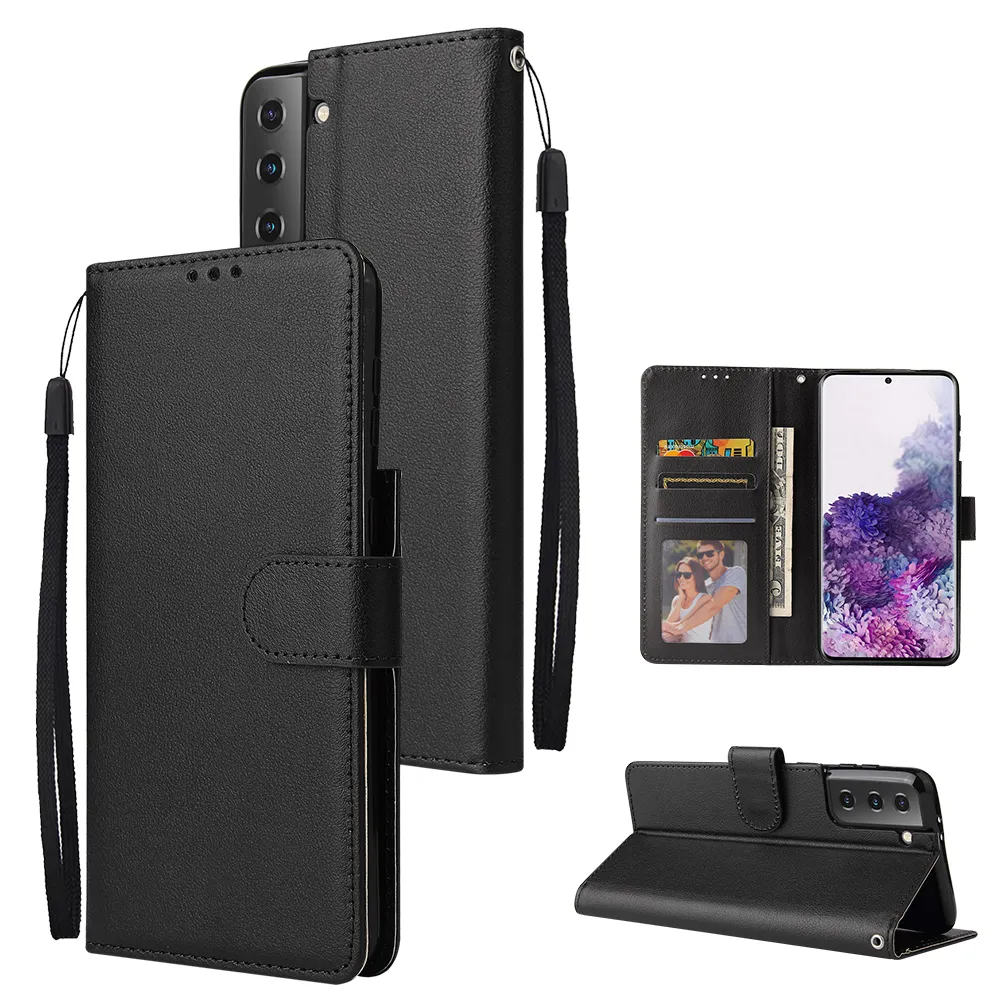 Neue Ledertaschen für Samsung Galaxy S20 S21 Ultra S10 S9 S8 Plus S7 S6 Edge S20FE S10E Hinweis 8 9 10 Pro Lite 20 Ultra Telefonabdeckung