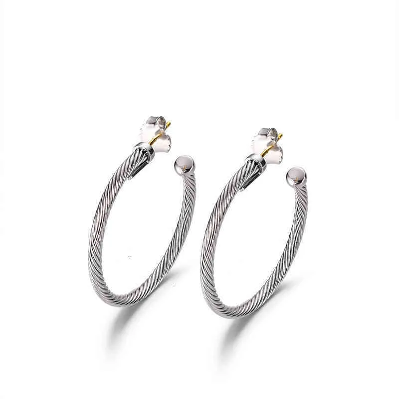 Earring Dy ed Thread Earrings Women Fashion Versatile White Gold and Silver Plated Needle Popular Accessories Selli2719