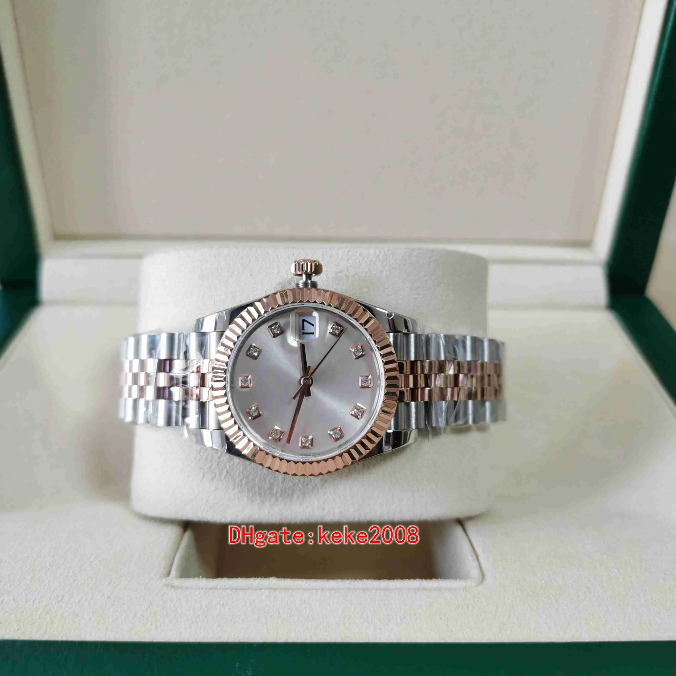 Fashion BPF Ladies Wristwatches 278271 31mm Two tones Diamond Luminescent 2813 Movement Mechanical Automatic Women's Watches 280o