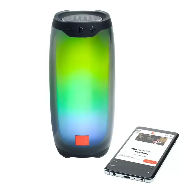 Pulse4 Bluetooth en haut-parleur Bluetooth Pulse 4 Sound stéréo de bas de basse portable imperméable avec LED Partybox pour la fête