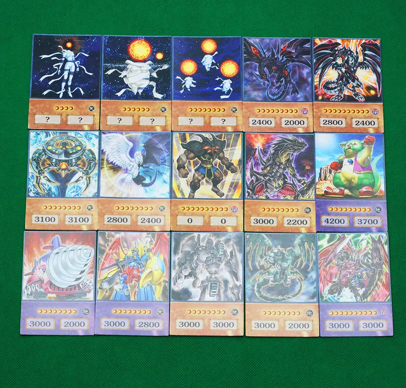 DIY yu-gi-oh gx anime style cards e-here yugioh gx classical proxy card Kids подарок 220713