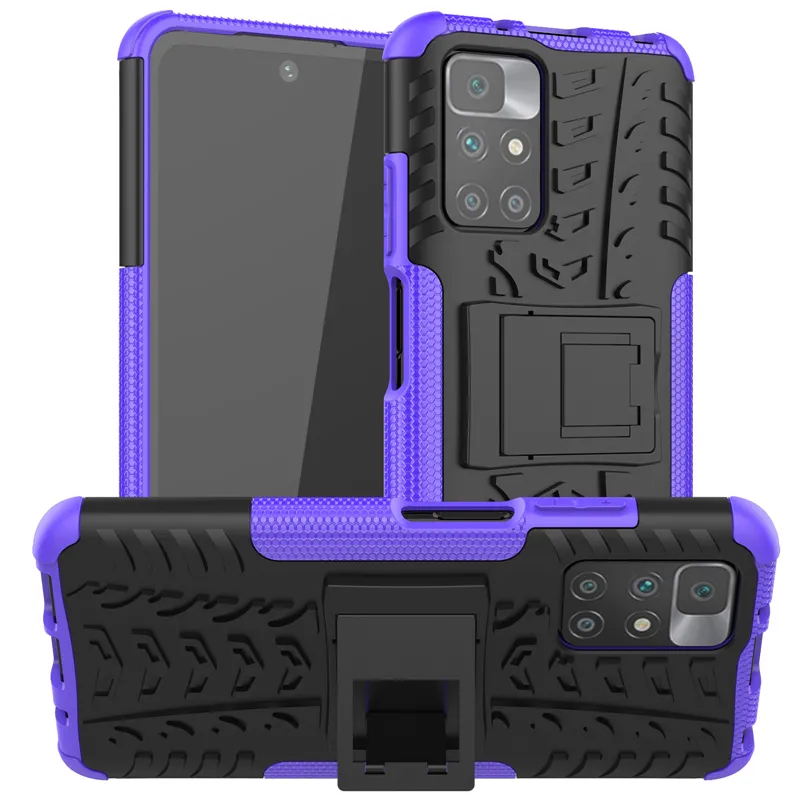 Shockproof Armor Resistant Cases for Xiaomi Redmi 10 9T 9 9A 9C Note 10 Pro Poco x3 GT F3 M3 Pro K40 Gaming Support Back Cover