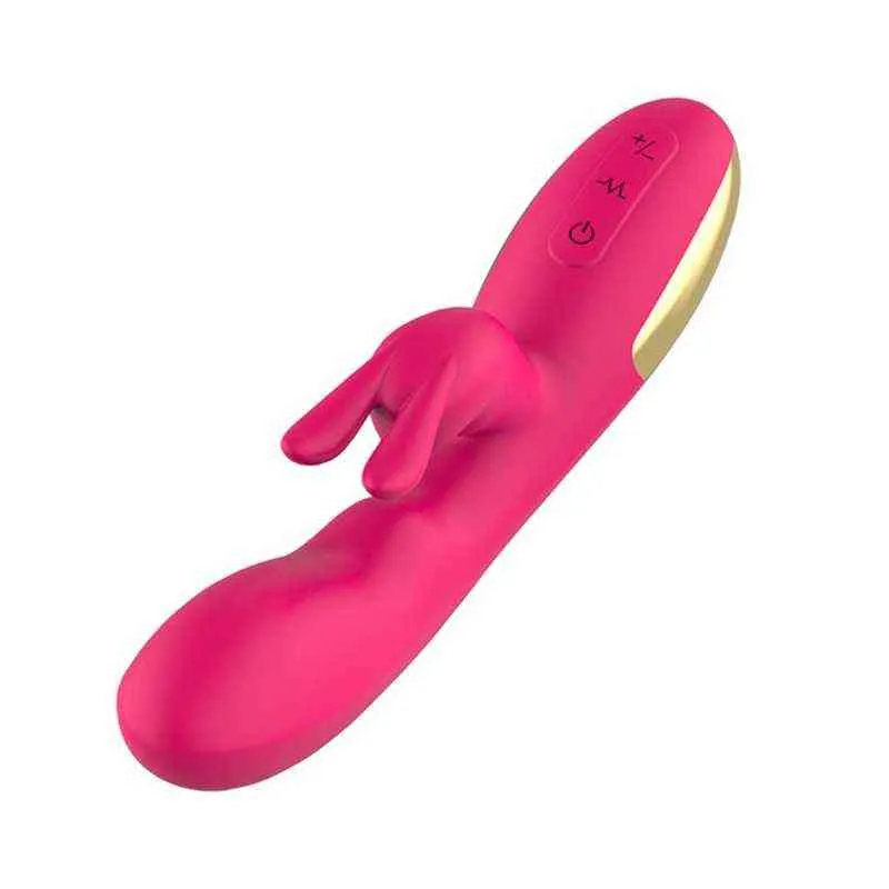 NXY Vibrators 10 Frekvens 4 Hastighet Stark Dildo Vibrator G Spot Kanin Stimulator Uppladdningsbara Massager Sexleksaker För Kvinnor Verktyg Drop Frakt 0407