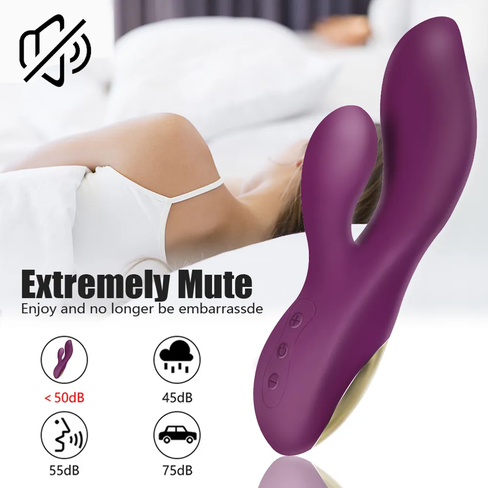 Nipple Vagina Massager G-Spot Rabbit Vibrator Powerful Dildo sexy Toy for Woman Clitoris Stimulator Adults 18 Product 12 Speeds