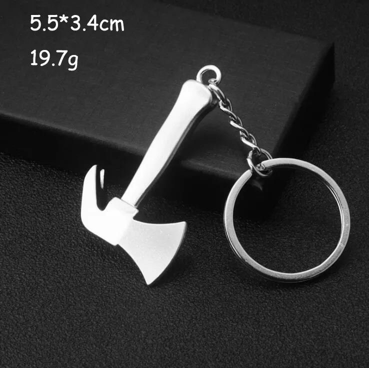 Keychains For Men Car Bag KeyRing Outdoor Combination Tool Portable Mini Utility Pocket Clasp Ruler Hammer Wrench Pliers Shovel 22203Y