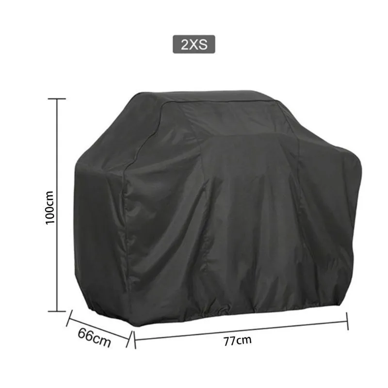 190t 210d BBQ Cover Outdoor Dust Watertof Weber Heavy Duty Grill Rain Protective Barbecue Round 220813