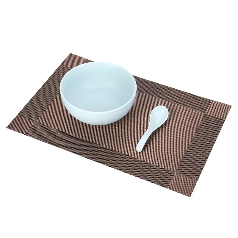 4 datorer Placemat Fashion PVC Dining Table Mat Plate Pads Bowl Coasters Cloth S Home Decor 220610